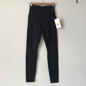 Athleta Inclination Moto Tight Leggings, black, XS